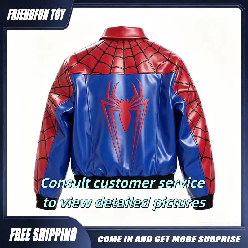 Men'S Fashion Light Jacket - Jaket Luar The Amazing Spider-Man Kulit
