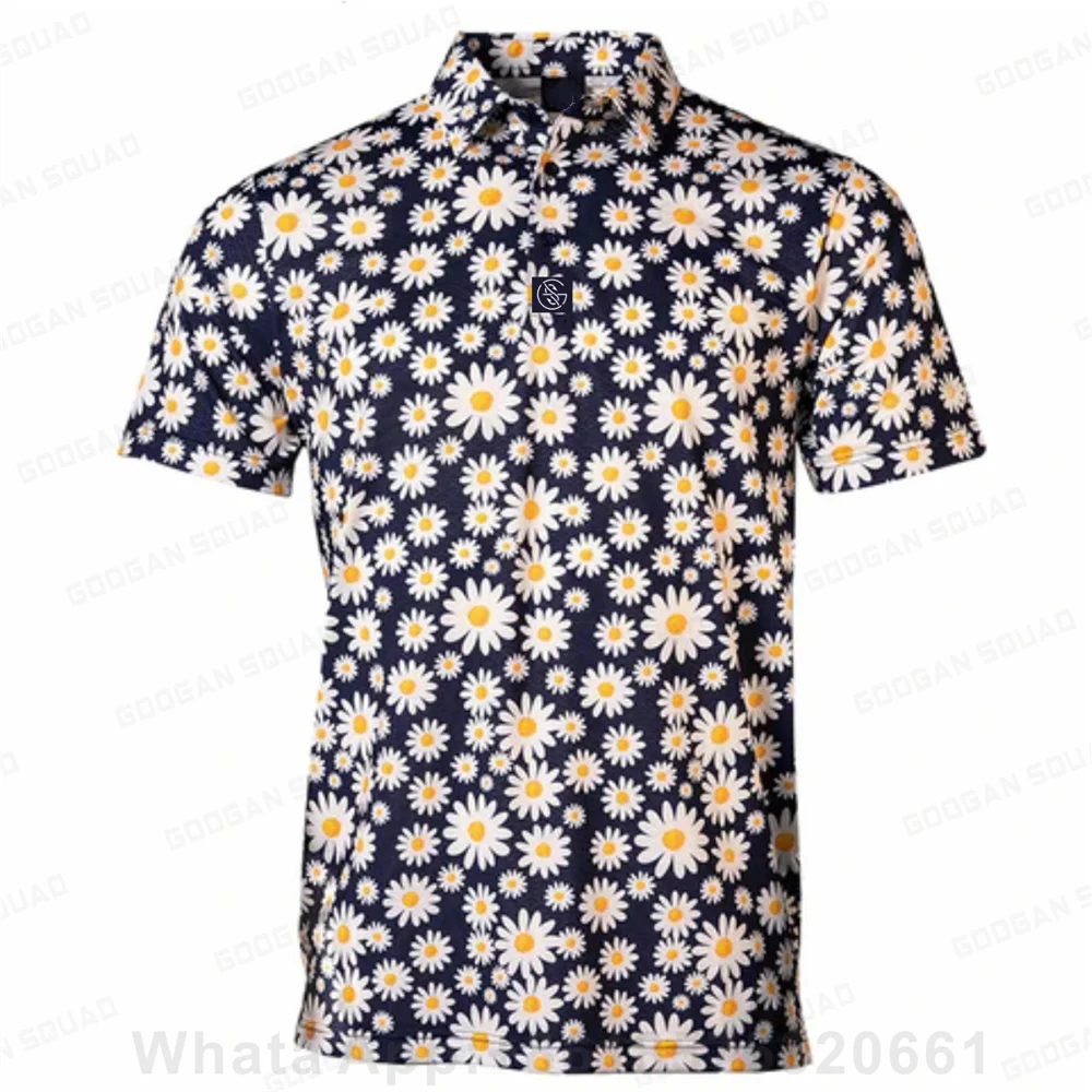 Men'S Fashion Golf Clothing - Kaos Polo Pria Lengan Pendek, Baju