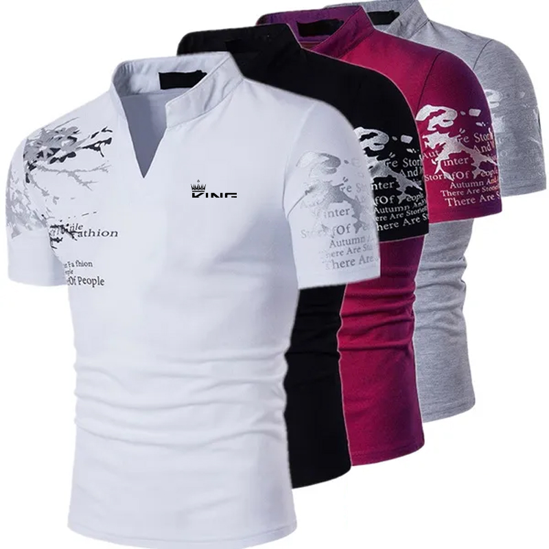 Men'S Fashion Golf Clothing - Kemeja Polo pria, Kemeja Golf kerah