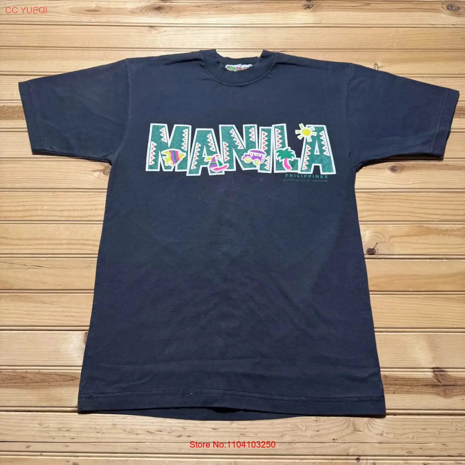 Mens Fashion In The 90S - Kaos Souvenir Pantai Tropis Manila Filipina