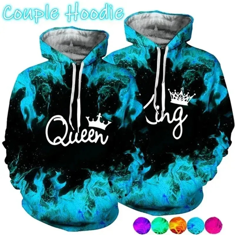 Mens Fashion Combination - Fashion 3D printing menggabungkan hoodie raja