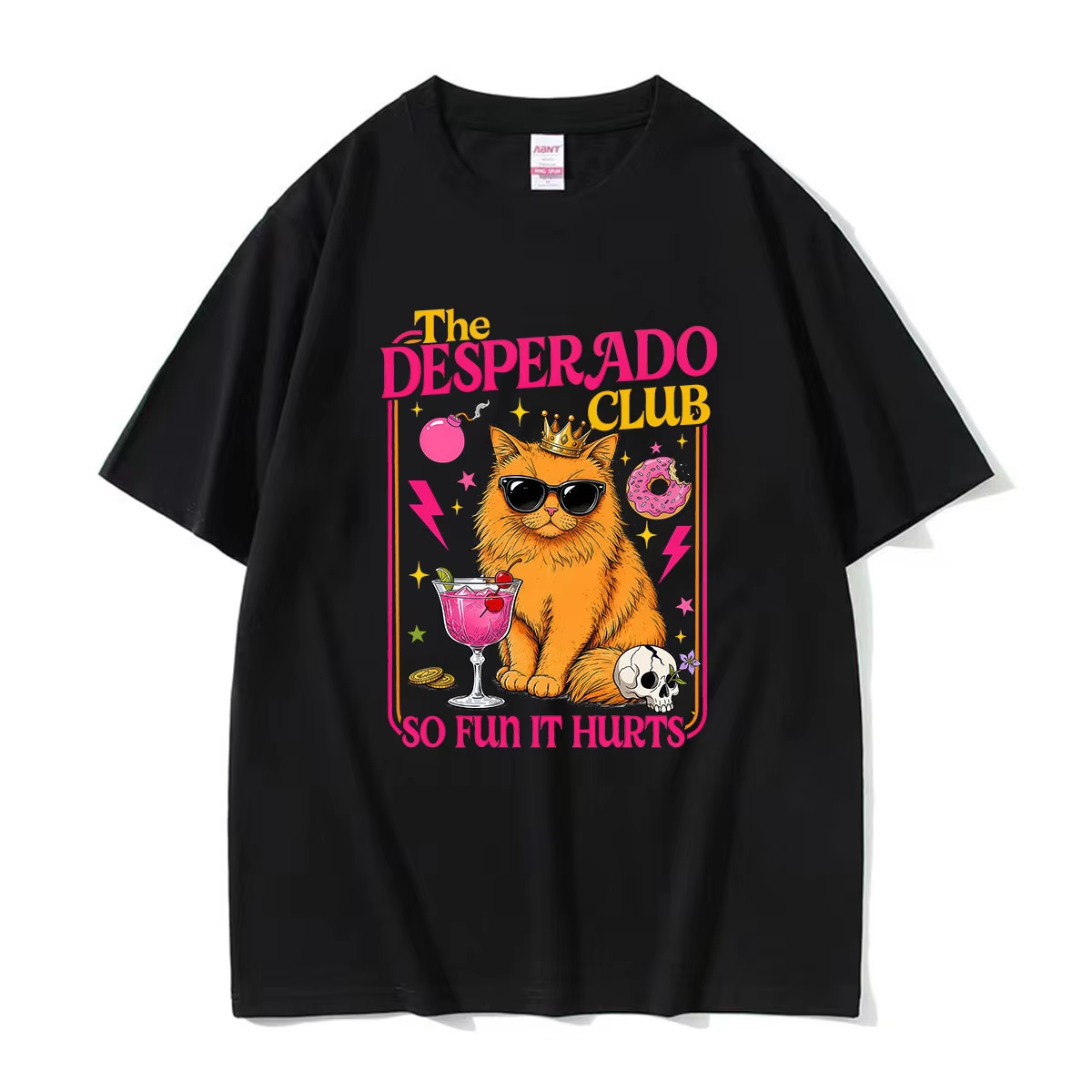 Men'S Fashion Aesthetics - Kaos Meme Kucing Lucu Dungeon Crawler