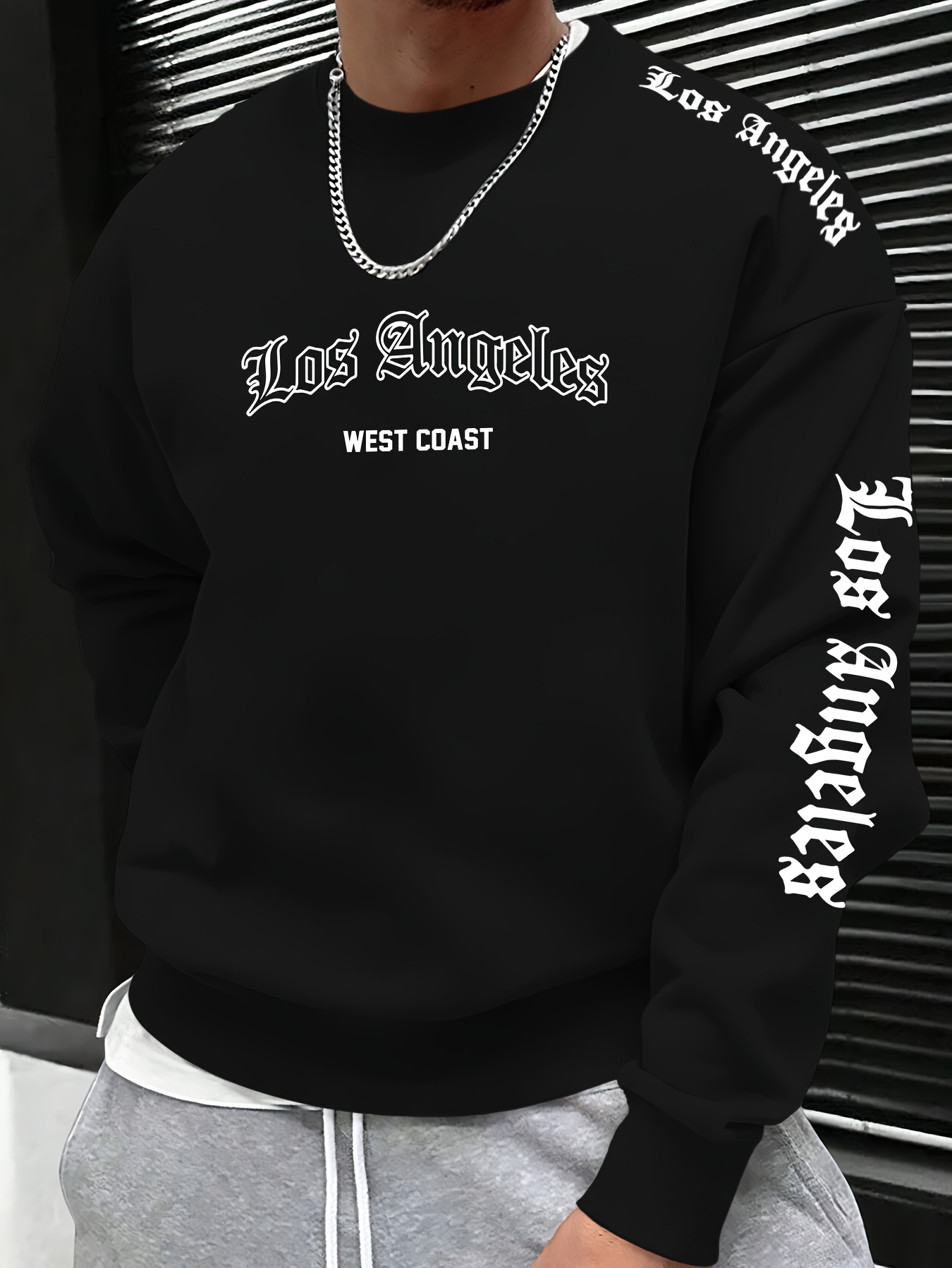 Men'S Fashion For 2026 - Sweatshirt Pria Leher Bulat dengan Cetakan