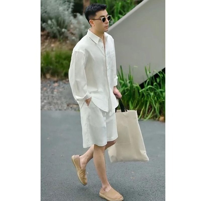 Mens Fashion Trend 2026 - Set Kasual Musim Panas Kemeja dan