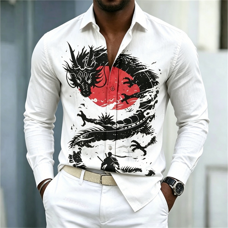 Men'S Fashion For 2026 - Kemeja Pria Terbaru 2026 Putih Hitam