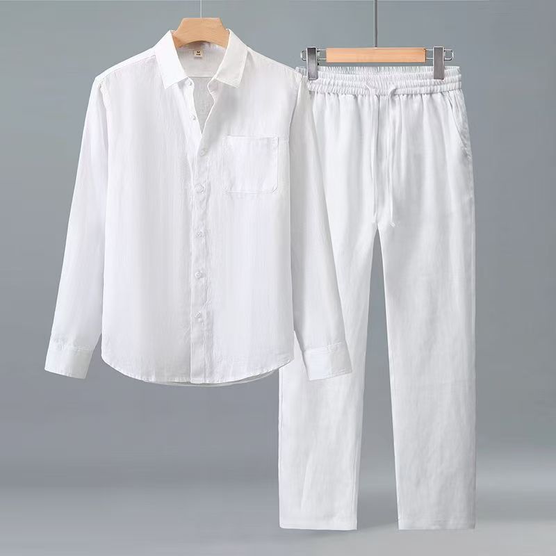 Men'S Fashion For 2026 - (Kemeja + Celana Panjang) Kemeja Klasik