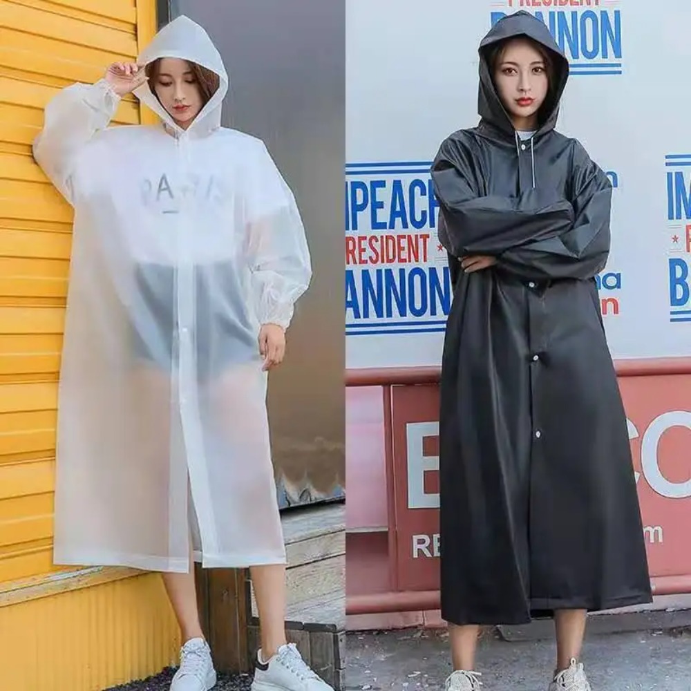 Mens Fashion Poncho - Jas hujan tahan air dewasa, perlengkapan