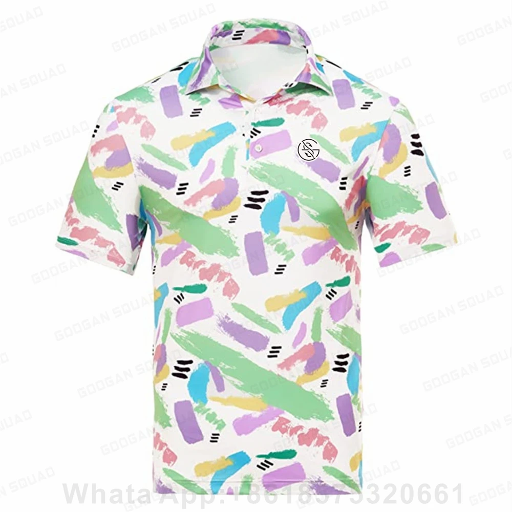 Men'S Fashion Golf Clothing - Kaus Polo Pria Musim Panas Baru
