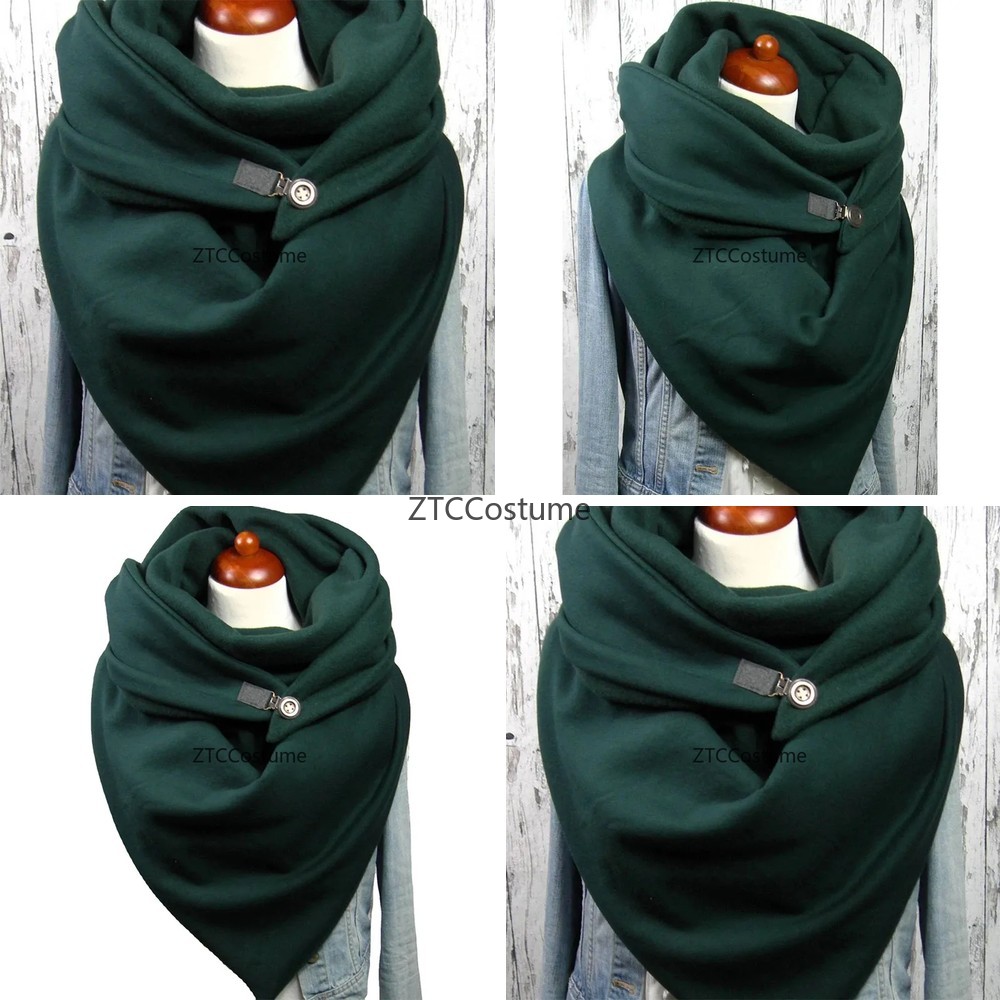 Mens Fashion Poncho - Syal Tabung Katun Unisex untuk Cosplay,