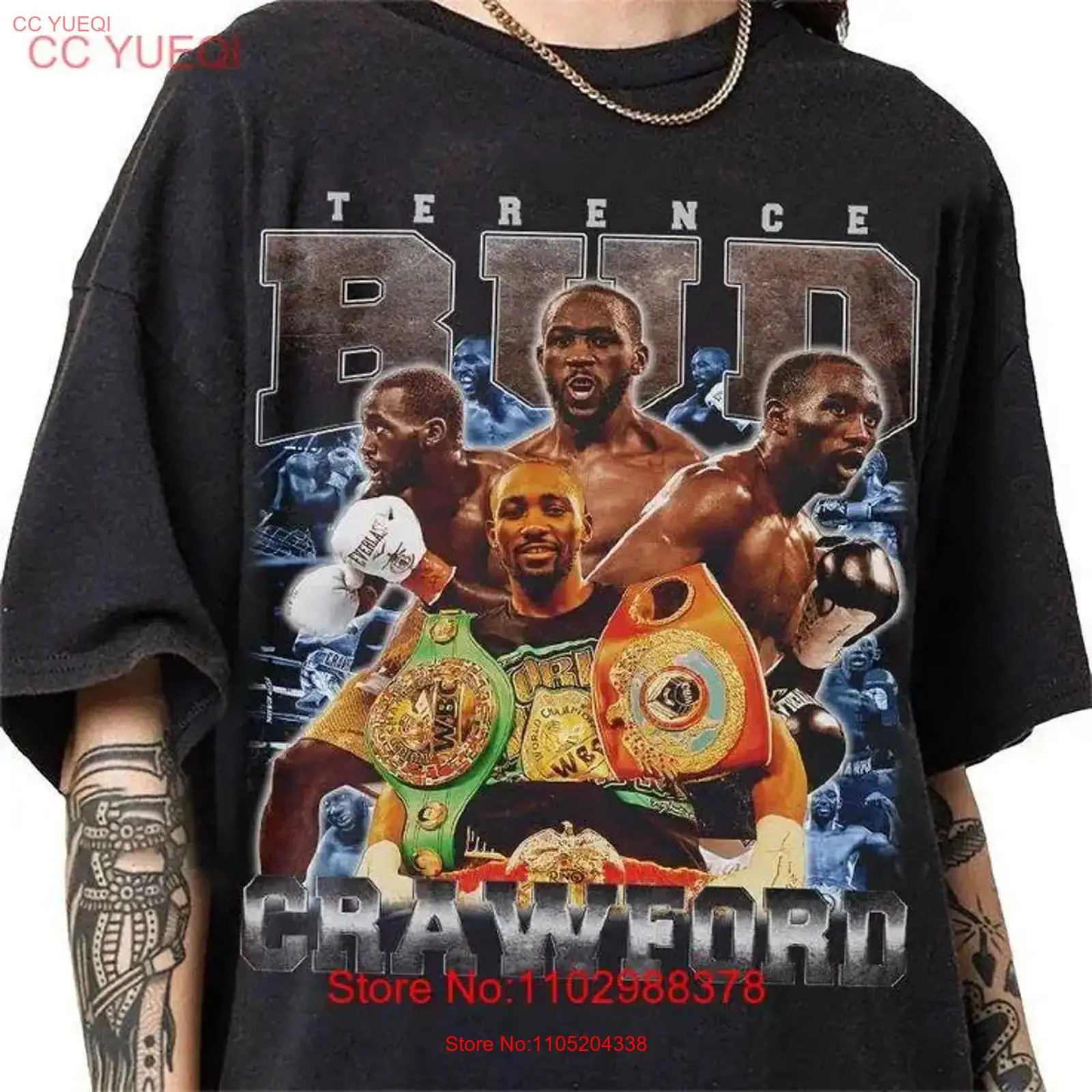 Mens Fashion In The 90S - Kaos Terence Crawford Gaya Bootleg Vintage