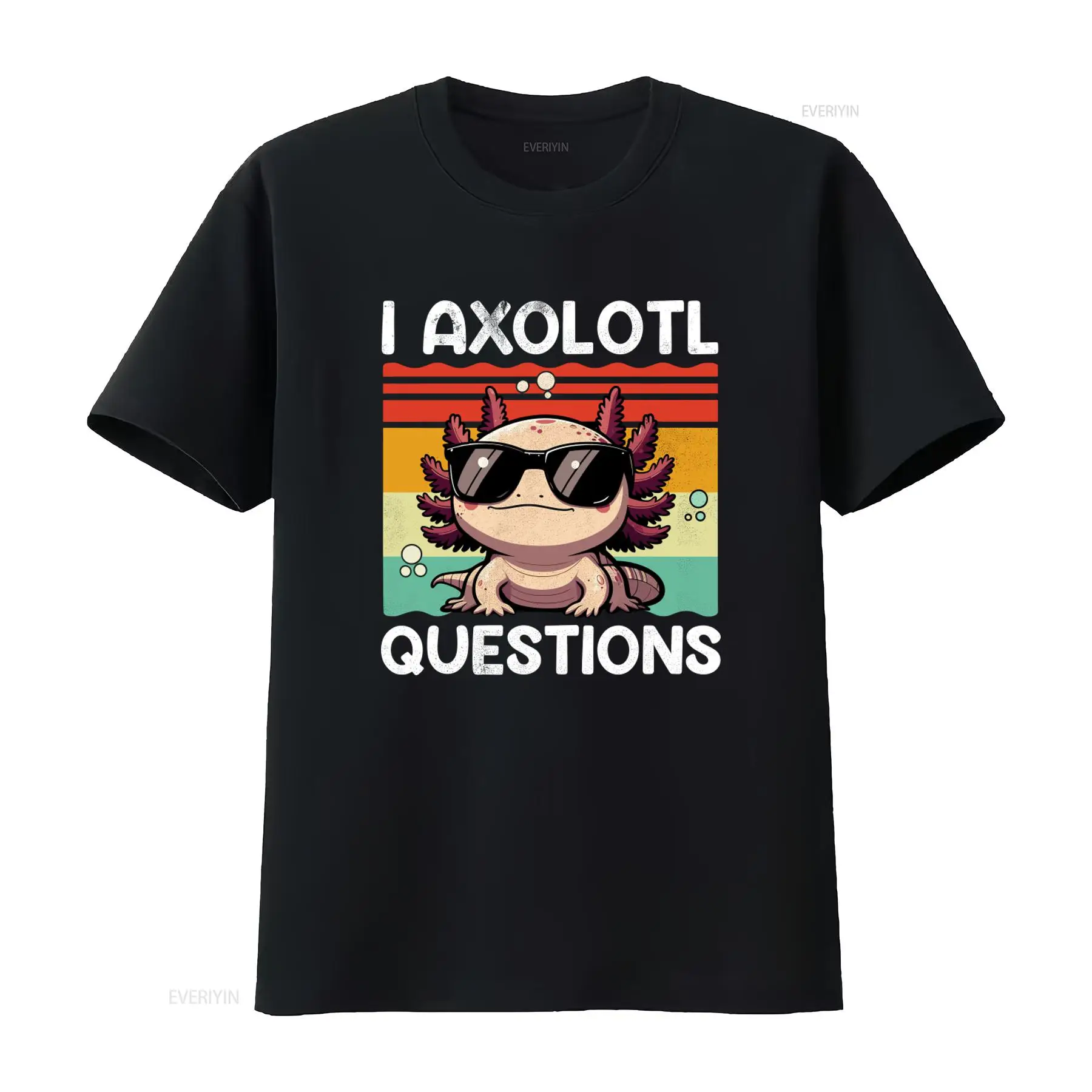 Men'S Fashion Questions - Kaos Retro Vintage I Axolotl Questions