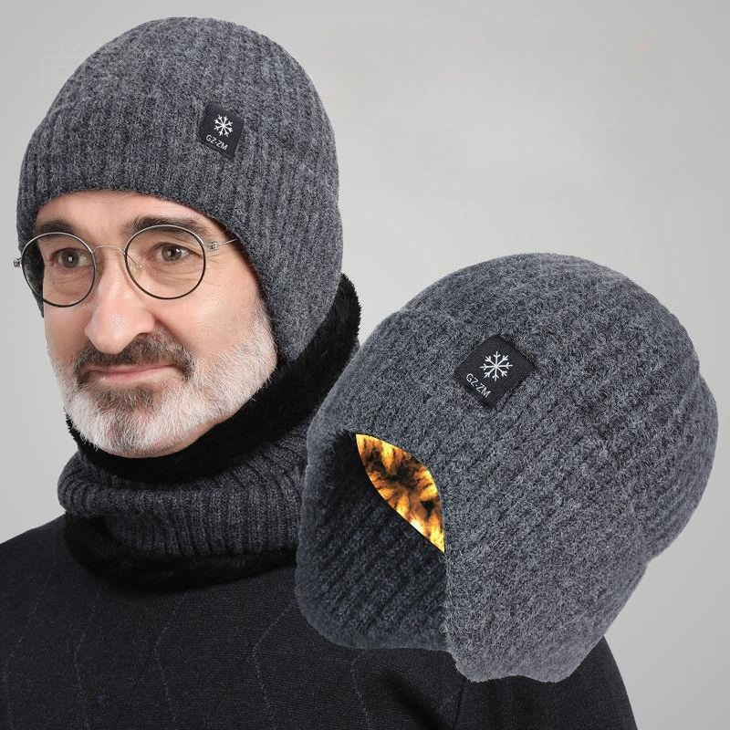 Men'S Fashion Gloves - Topi Rajut Musim Dingin Pria Topi