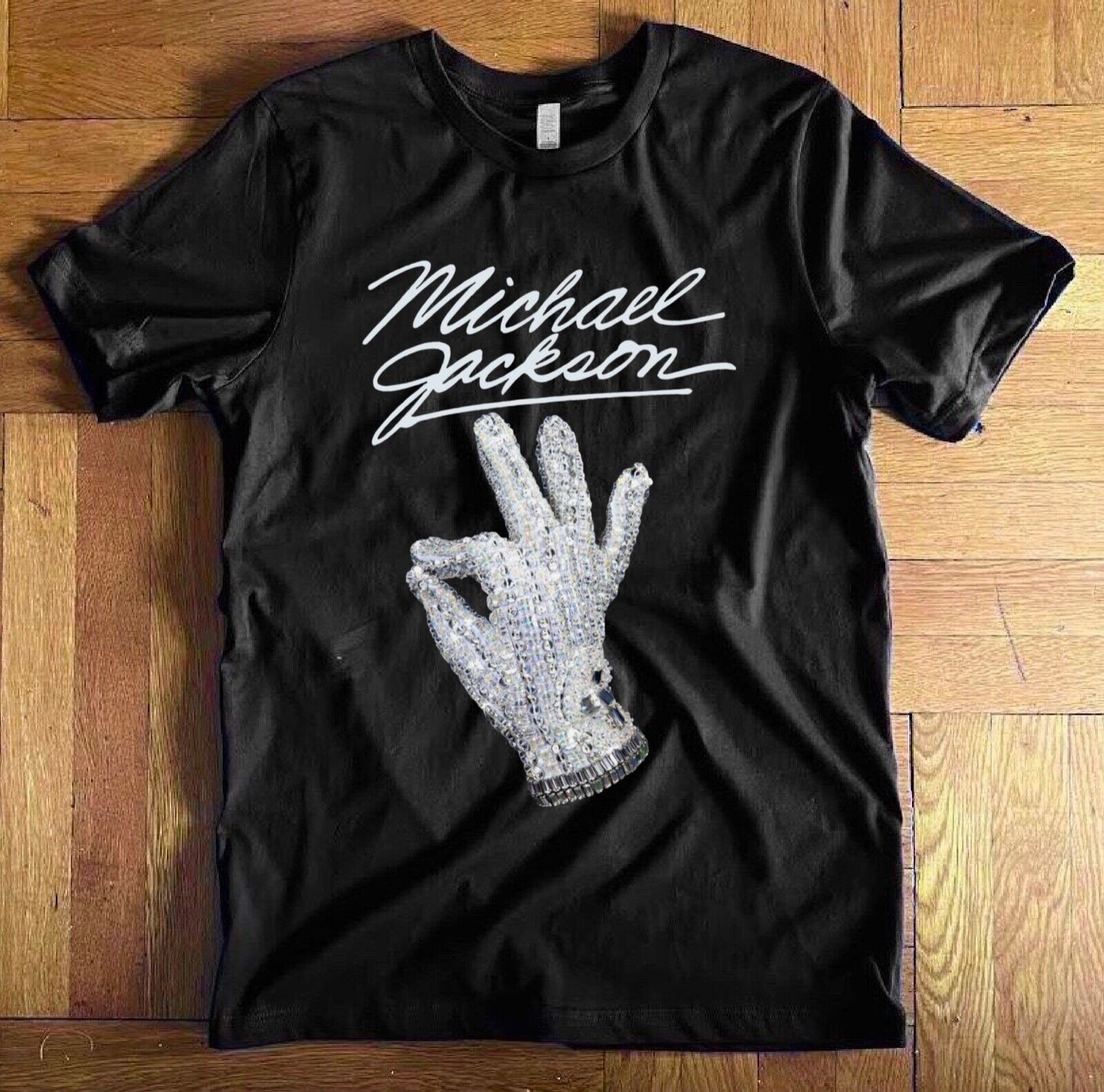 Men'S Fashion Gloves - Kaos Cetak Sarung Tangan Panggung Michael