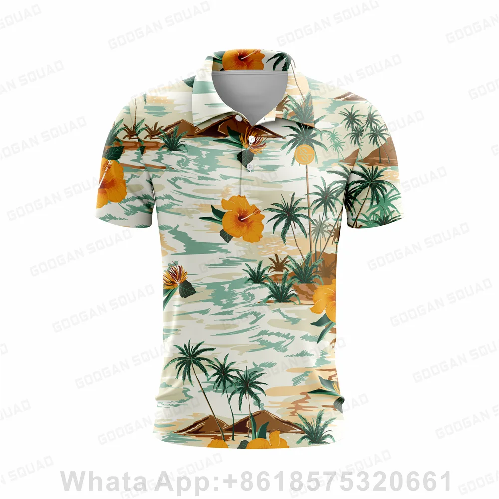 Kaos Polo Pria Gaya Hawaii Mus - Men'S Fashion Golf Clothing ulasan dan harga