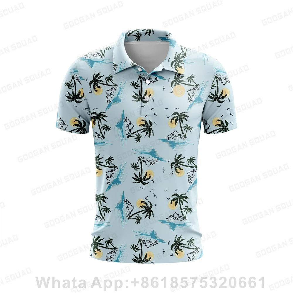 Kaos Polo Pria Gaya Hawaii Mus - Men'S Fashion Golf Clothing ulasan dan harga