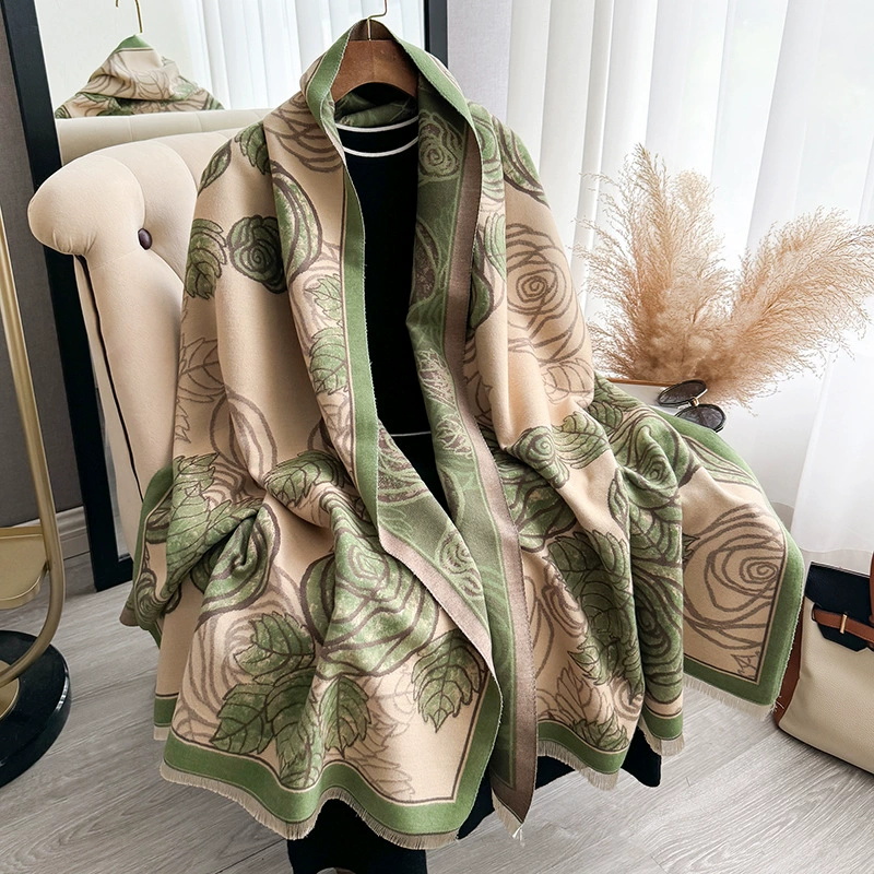 Syal Hangat Kasmir Retro Musim - Mens Fashion Poncho ulasan dan harga