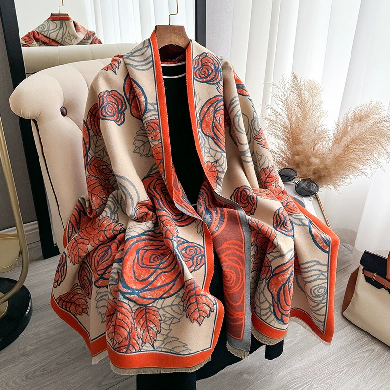 Syal Hangat Kasmir Retro Musim - Mens Fashion Poncho ulasan dan harga