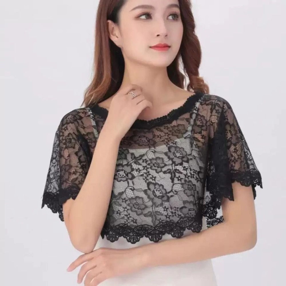Atasan Penutup Berenda Berluba - Mens Fashion Poncho ulasan dan harga