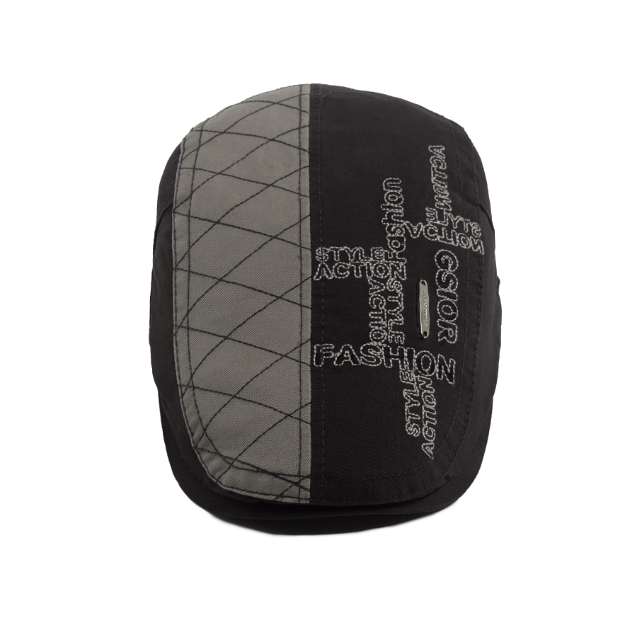 Topi Baret Pria Label Huruf Bo - Men'S Fashion Labels ulasan dan harga