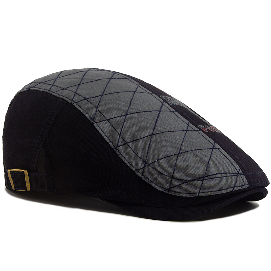 Topi Baret Pria Label Huruf Bo - Men'S Fashion Labels ulasan dan harga