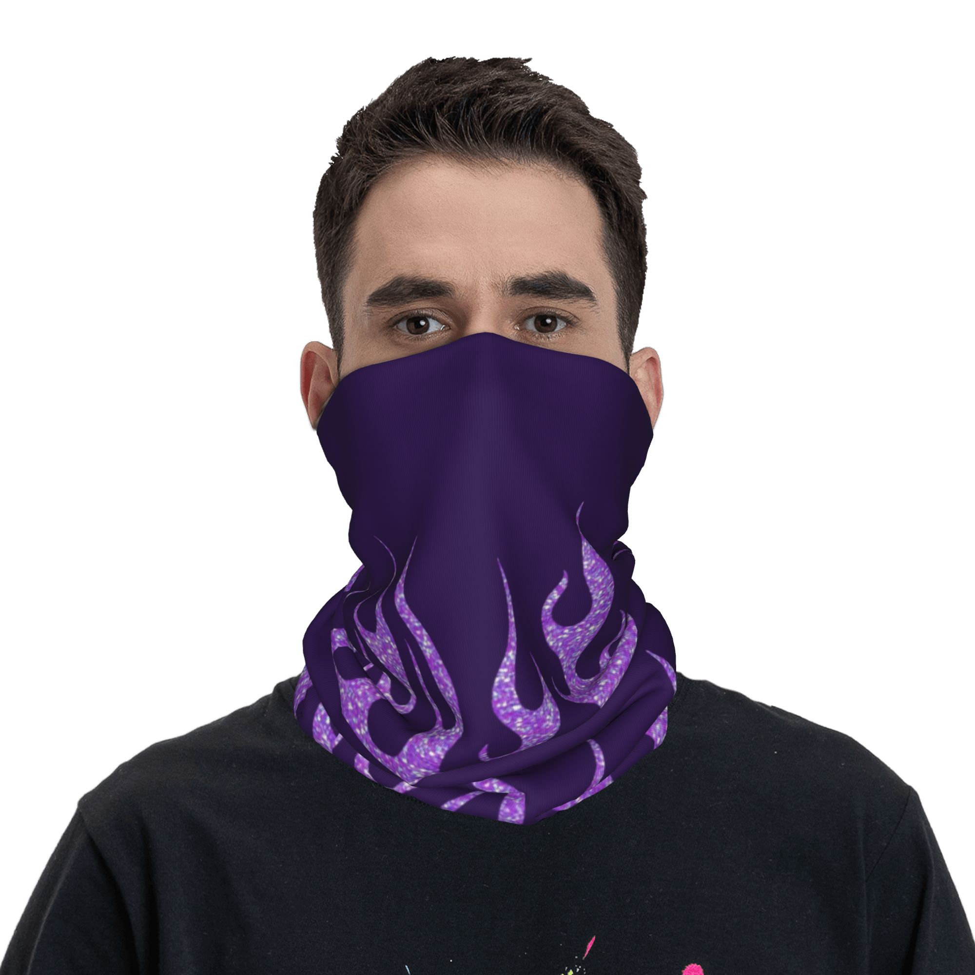 Bandana Leher Anti UV Motif Ap - Men'S Fashion Aesthetics ulasan dan harga