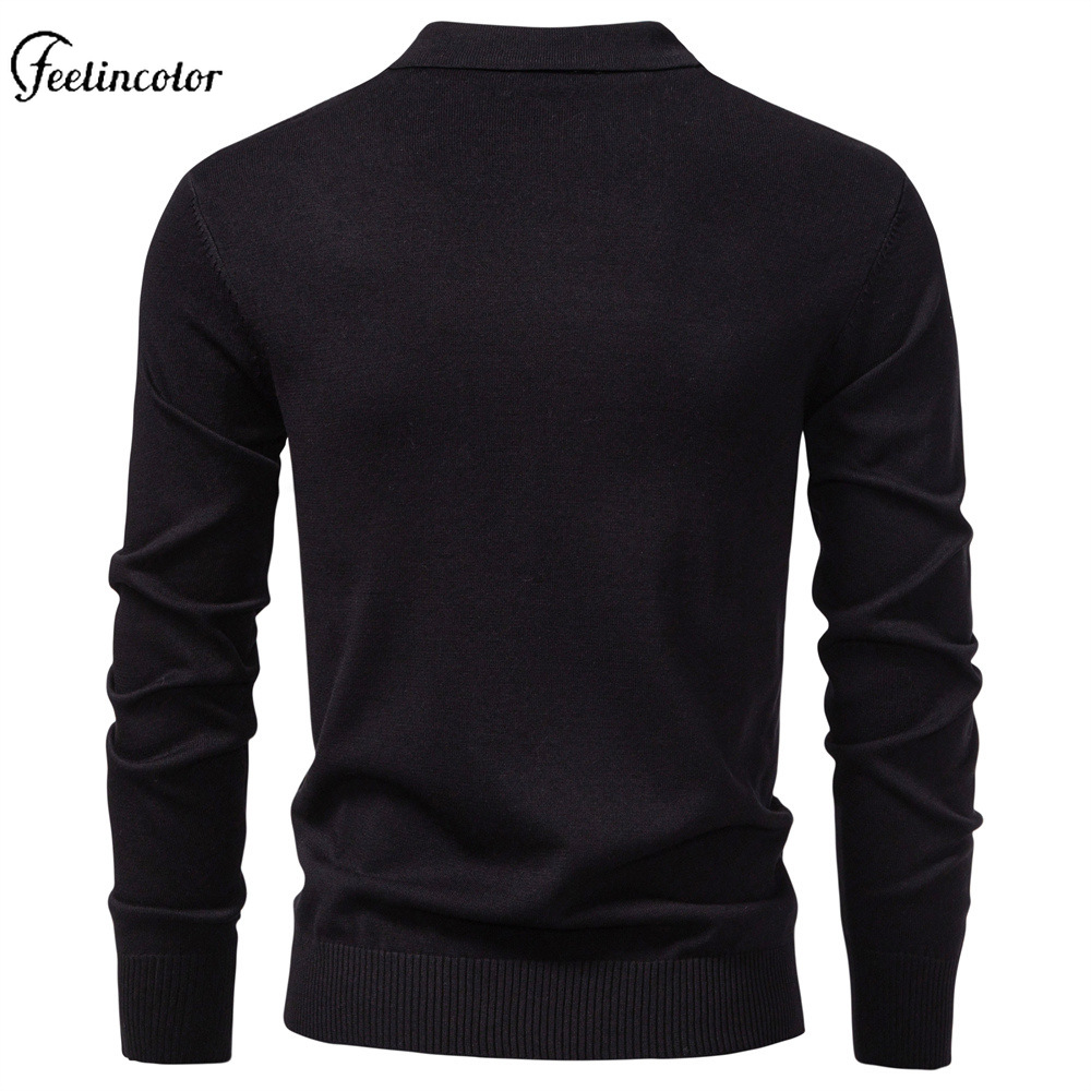 Kaos Polo Pria Olive Green den - Mens Fashion Quarter Zip ulasan dan harga
