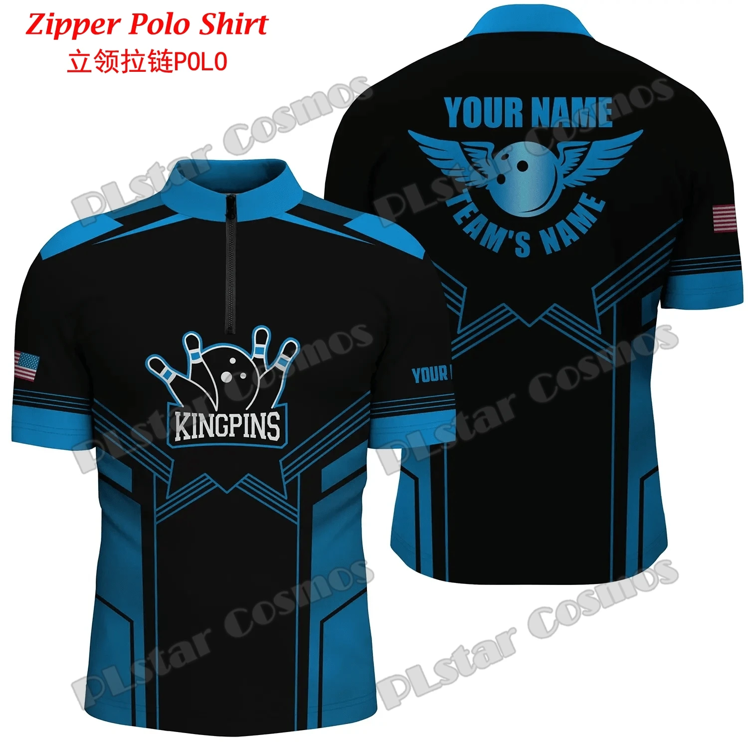 Jersey Tim Bowling Nama Person - Mens Fashion Quarter Zip ulasan dan harga