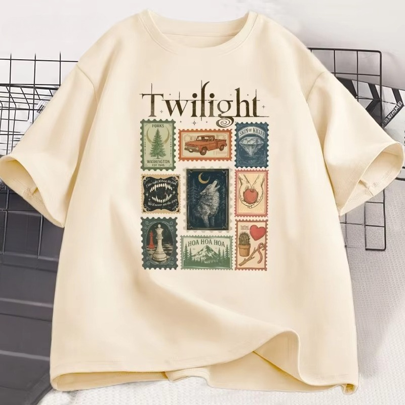 Kaus Vintage Twilight Forks Ka - Men'S Fashion Aesthetics ulasan dan harga