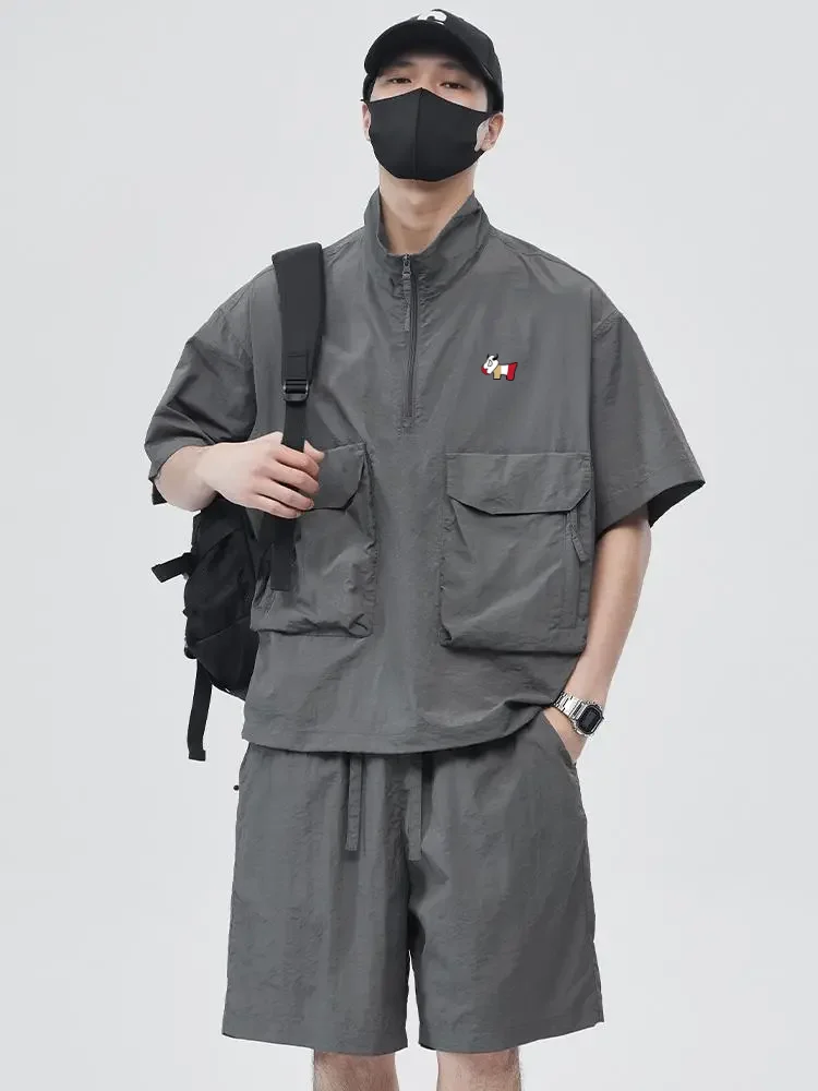 Set Golf Pria Dua Potong Kemej - Men'S Fashion Golf Clothing ulasan dan harga