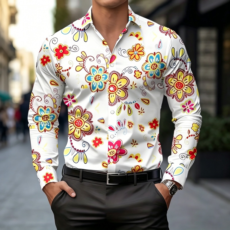 Kemeja pria baru 2026, kemeja  - Mens Fashion Top ulasan dan harga