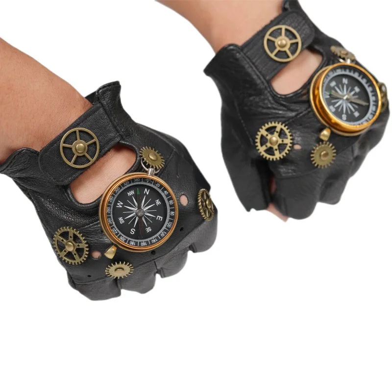 Sarung Tangan Tanpa Jari Kulit - Men'S Fashion Gloves ulasan dan harga