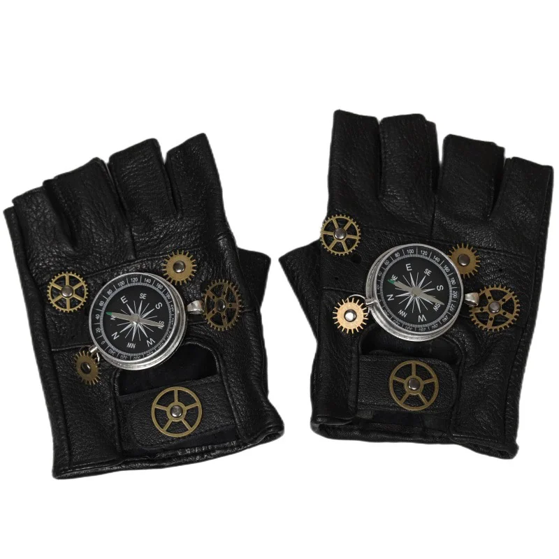 Sarung Tangan Tanpa Jari Kulit - Men'S Fashion Gloves ulasan dan harga