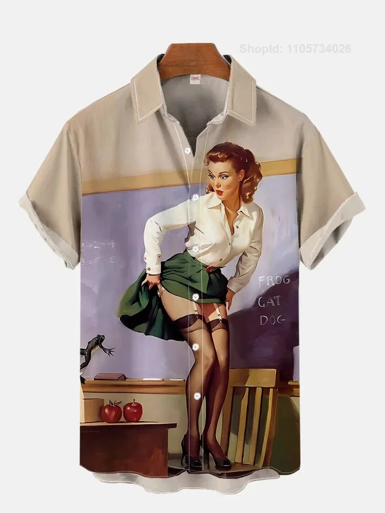 Poster Gadis Pin Up Vintage 19 - Mens Fashion In 1980S ulasan dan harga