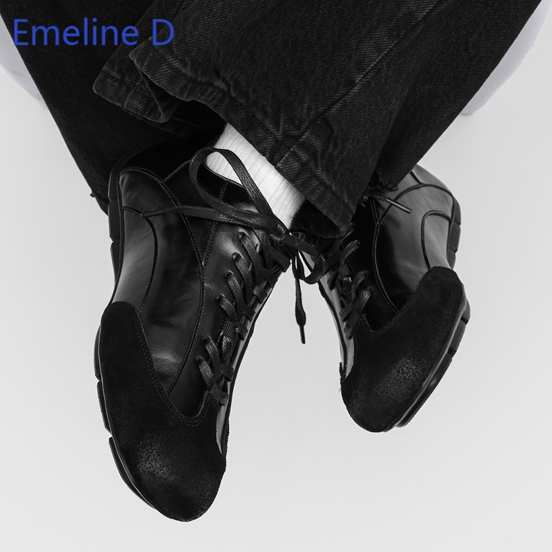 Sepatu Kasual Pria Jahitan Vin - Mens Fashion Combination ulasan dan harga