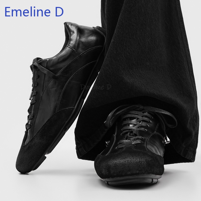 Sepatu Kasual Pria Jahitan Vin - Mens Fashion Combination ulasan dan harga