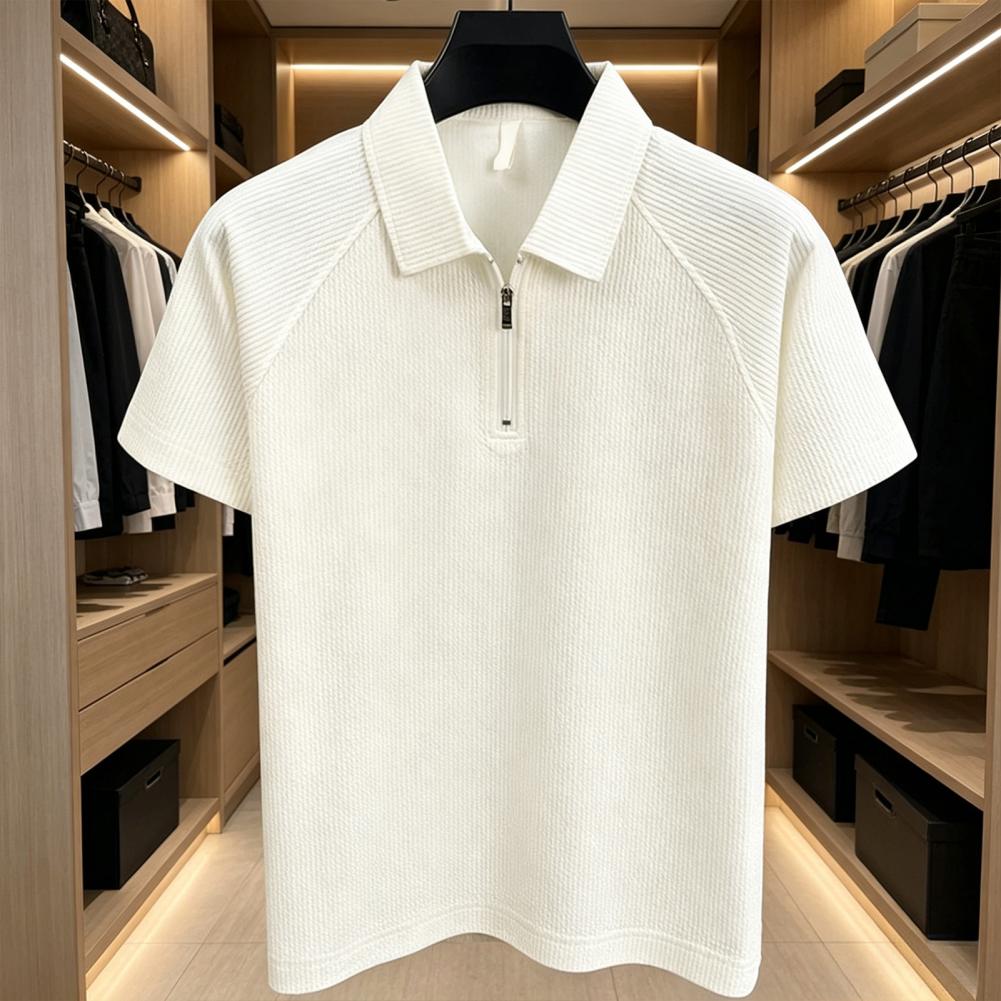 Kaos Pria 2026 Fashion dengan  - Mens Fashion Quarter Zip ulasan dan harga