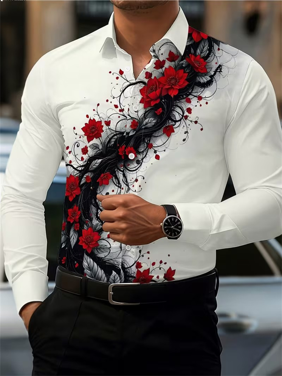 Kemeja Pria Lengan Panjang Mot - Mens Fashion Top ulasan dan harga
