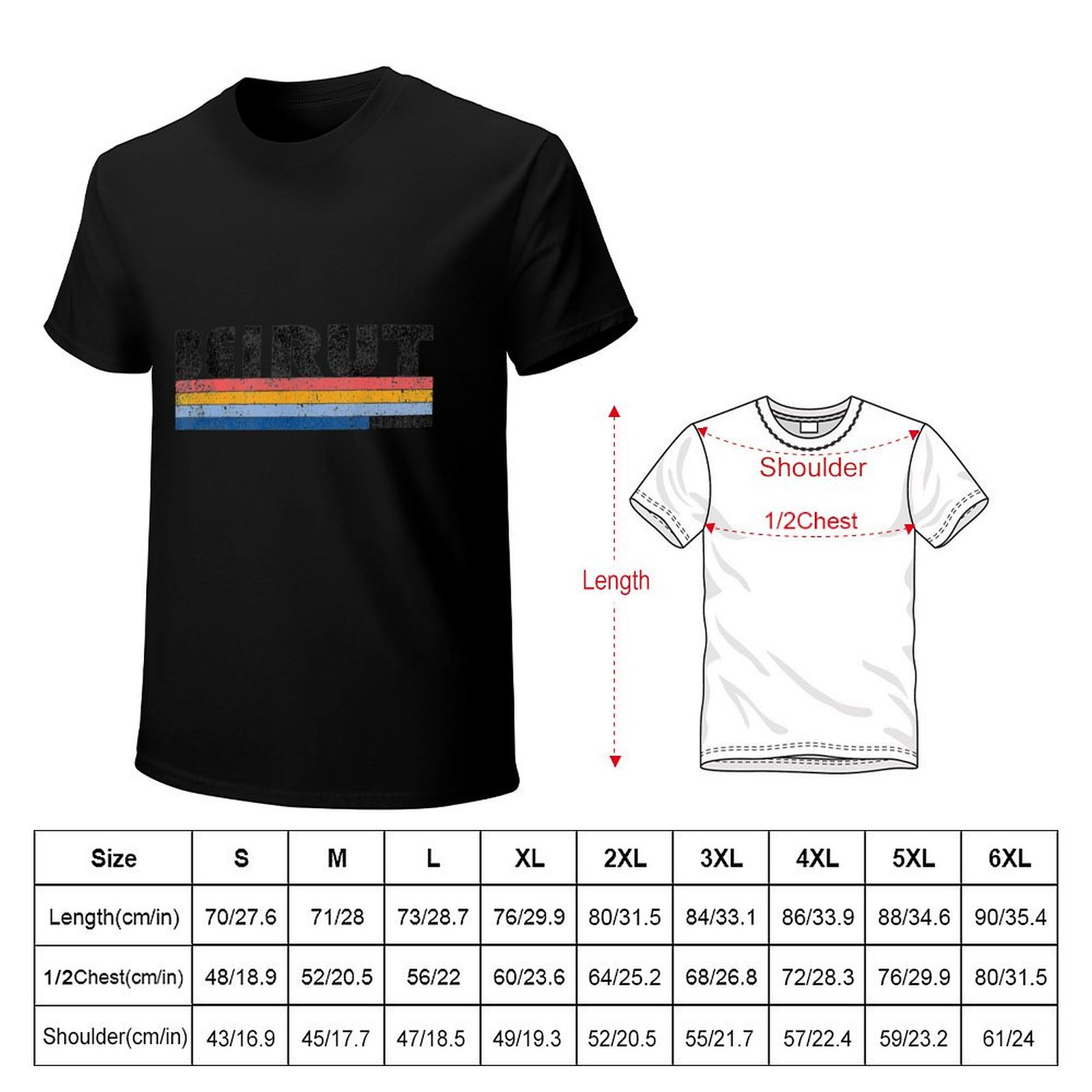 Kaos Vintage Gaya 1980-an Beir - Mens Fashion In 1980S ulasan dan harga