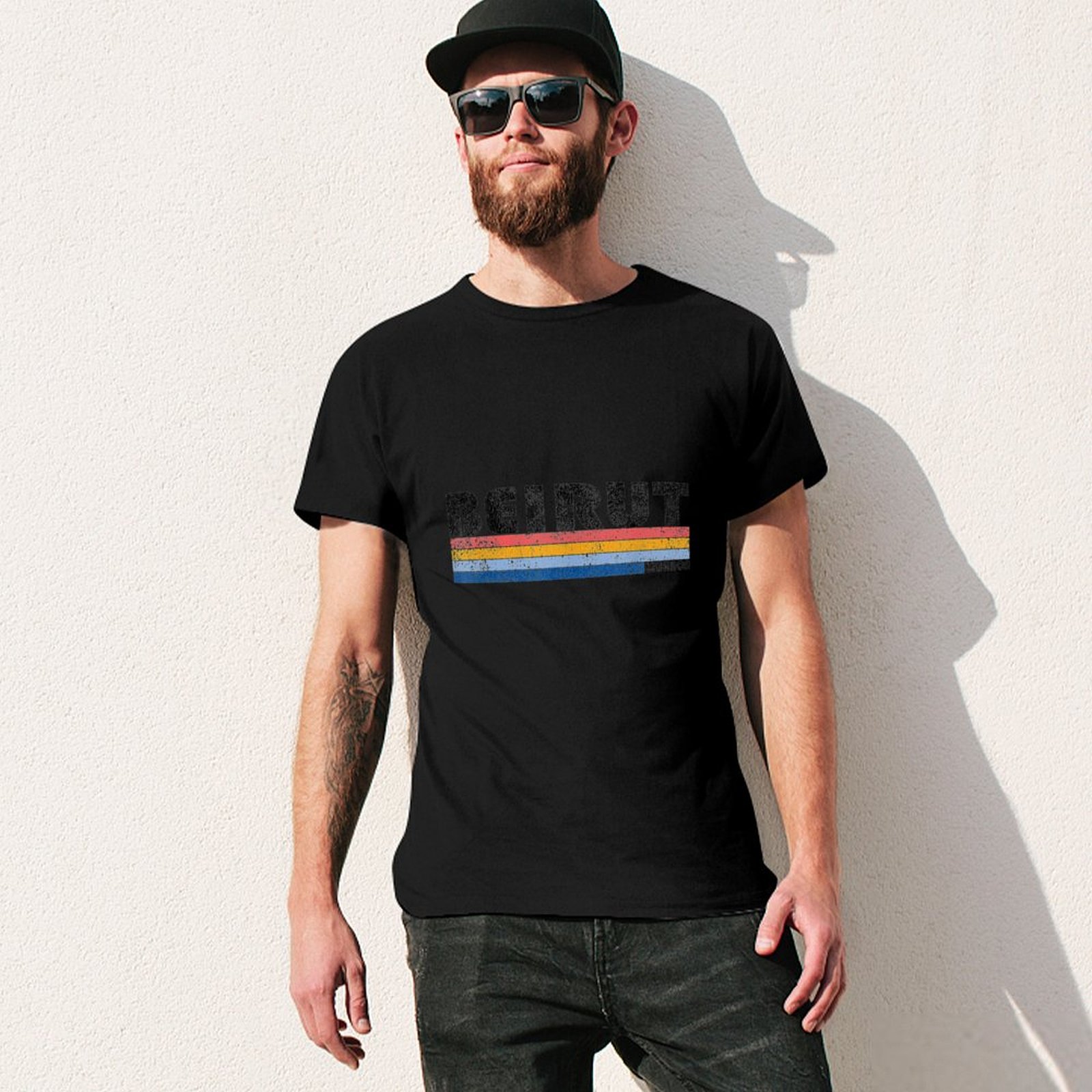 Kaos Vintage Gaya 1980-an Beir - Mens Fashion In 1980S ulasan dan harga