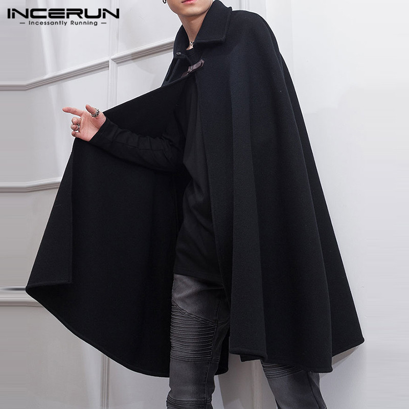 Mantel jubah pria mode, mantel - Mens Fashion Poncho ulasan dan harga