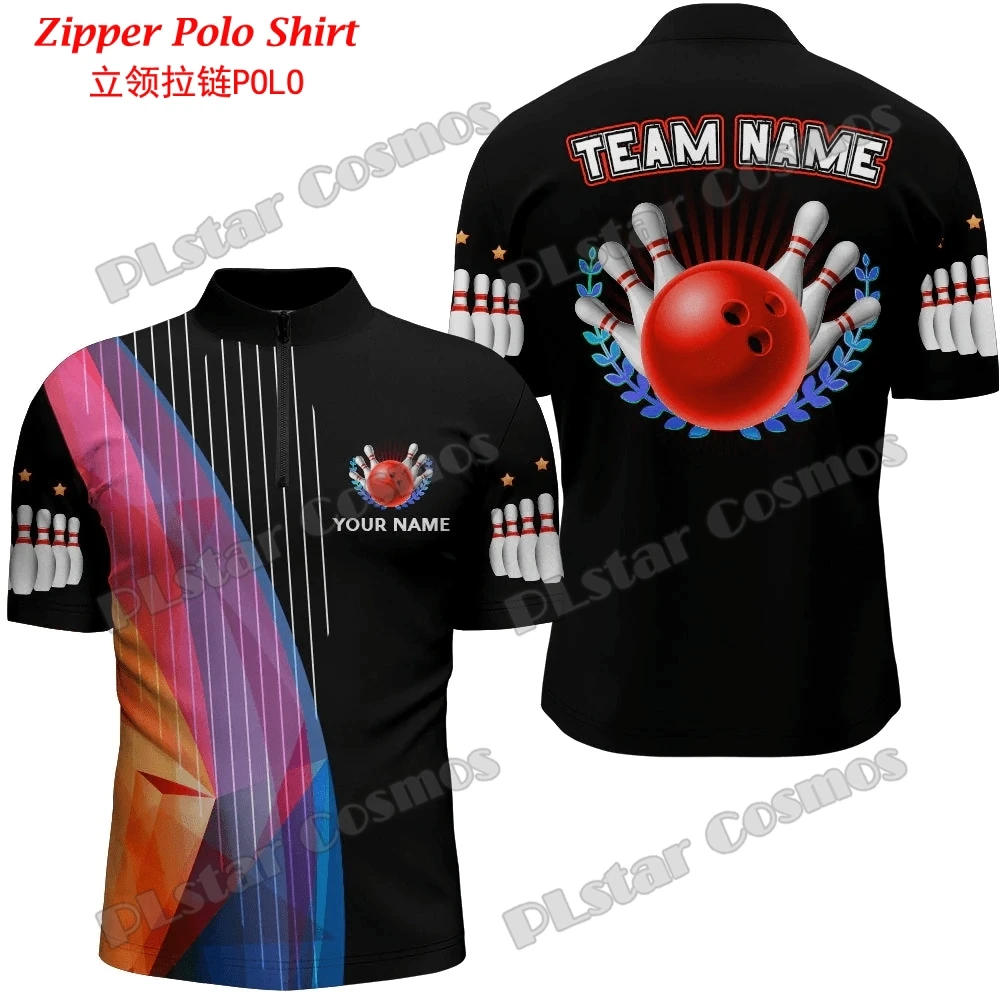 Kustom dengan Nama Tim Bowling - Mens Fashion Quarter Zip ulasan dan harga