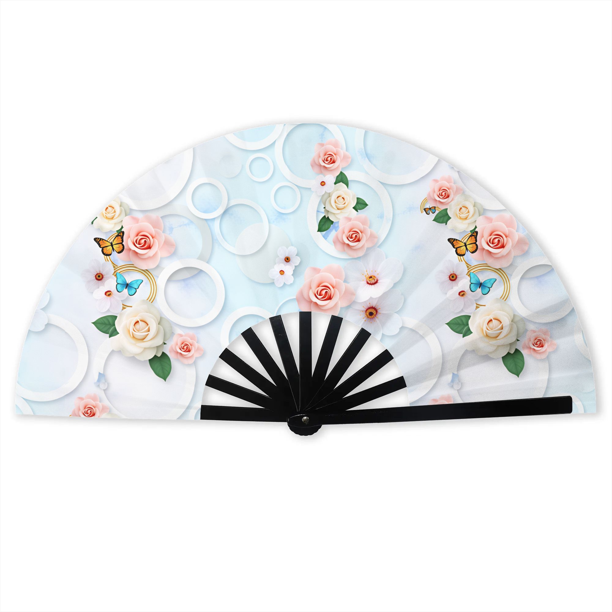 Kipas Tangan Mewah 3D Motif Bu - Men'S Fashion Aesthetics ulasan dan harga