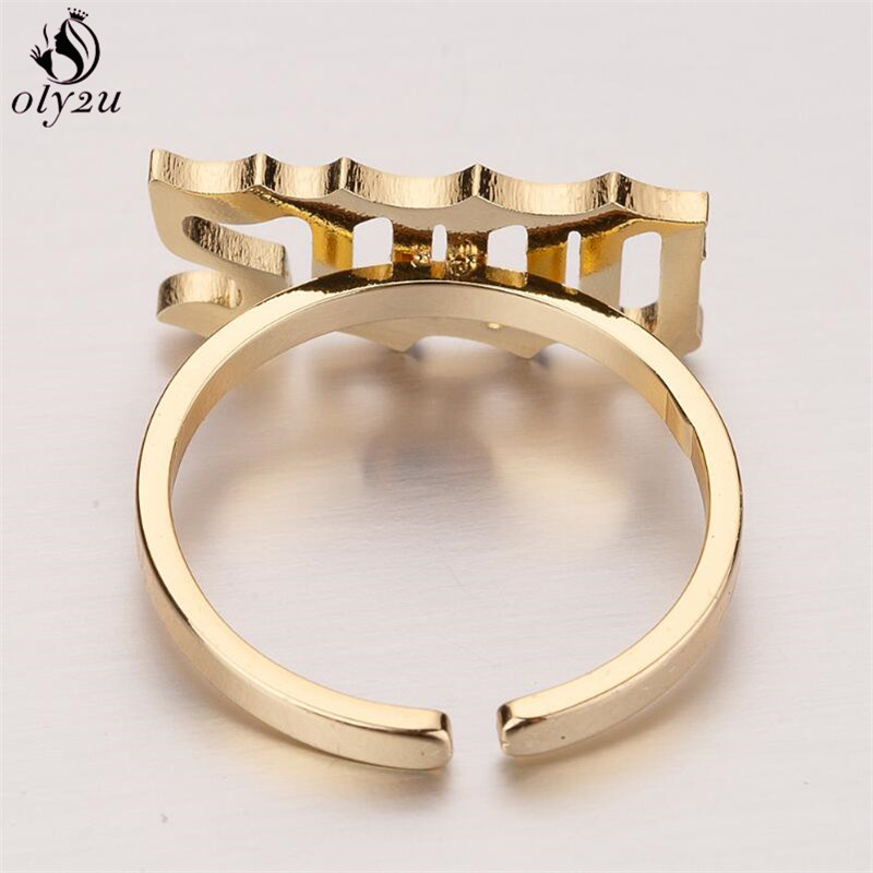 Oly2u Cincin Angka Tahun Lahir - Men'S Fashion Year 2000 ulasan dan harga