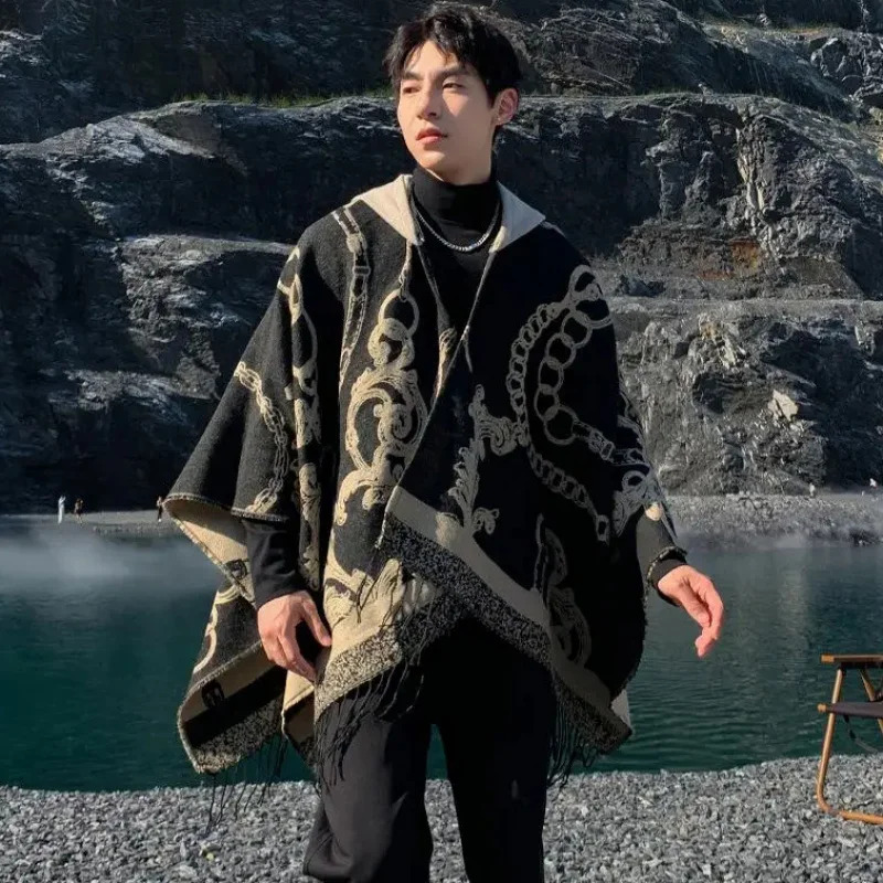 2026 Mantel Wanita Mantel Cape - Mens Fashion Poncho ulasan dan harga