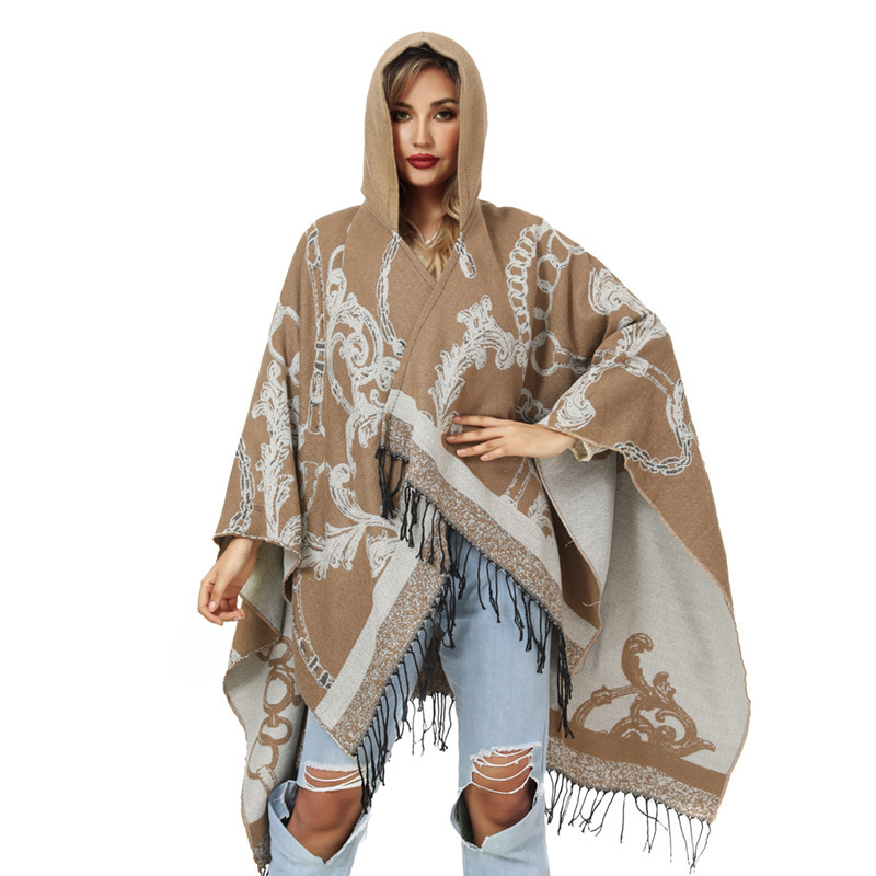 2026 Mantel Wanita Mantel Cape - Mens Fashion Poncho ulasan dan harga