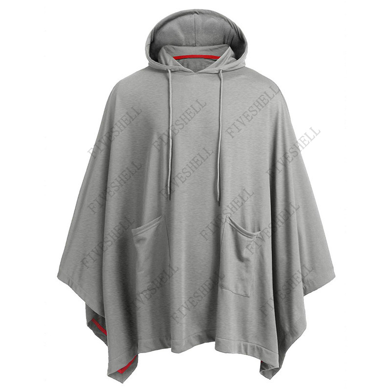 Jubah ponco bertudung kasual u - Mens Fashion Poncho ulasan dan harga