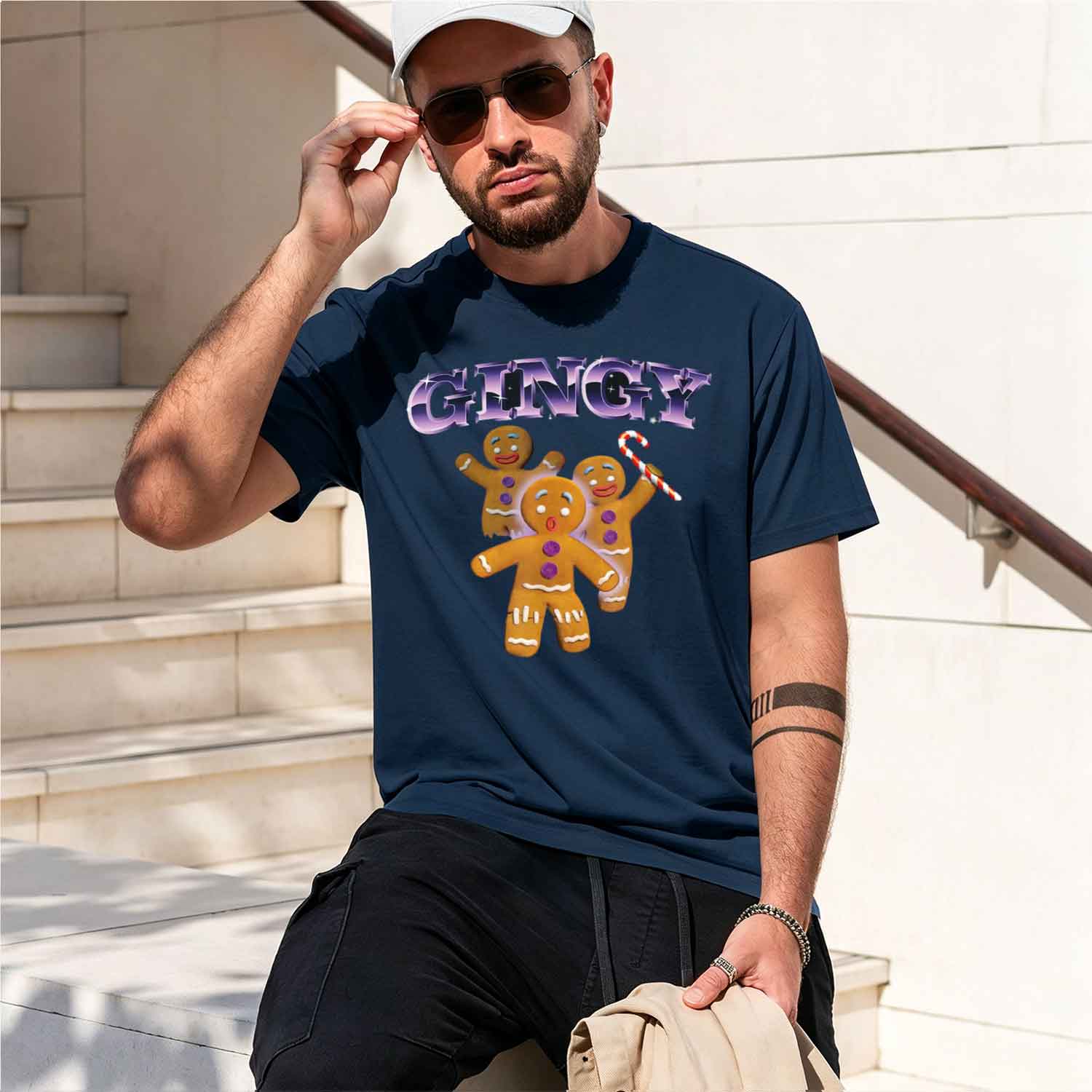 Kaos Retro Kolase Gingy 90S, K - Mens Fashion In The 90S ulasan dan harga