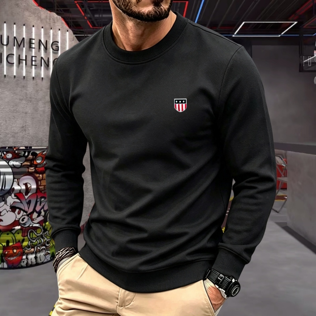 Kaos oblong pria lengan panjan - Mens Fashion Top ulasan dan harga