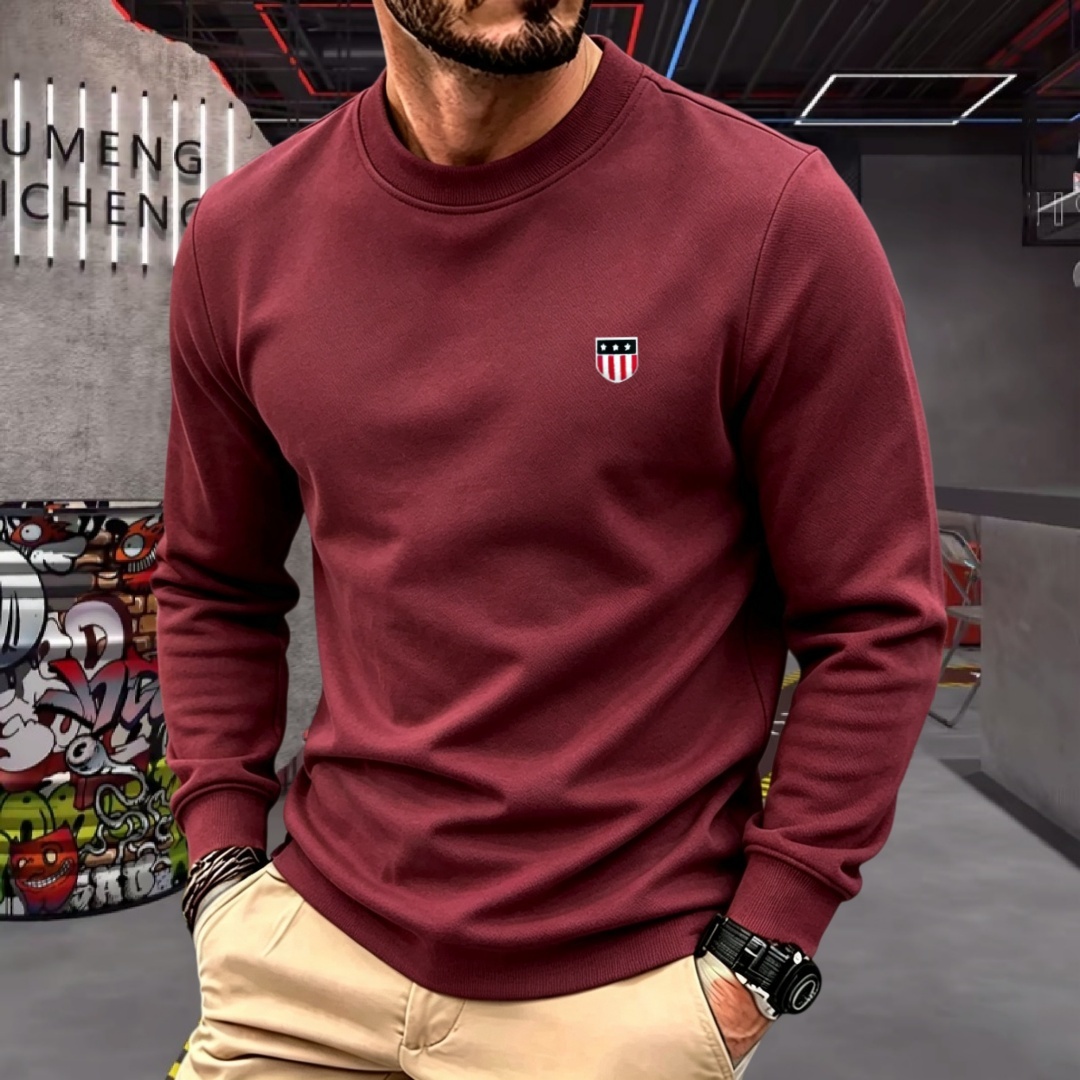 Kaos oblong pria lengan panjan - Mens Fashion Top ulasan dan harga