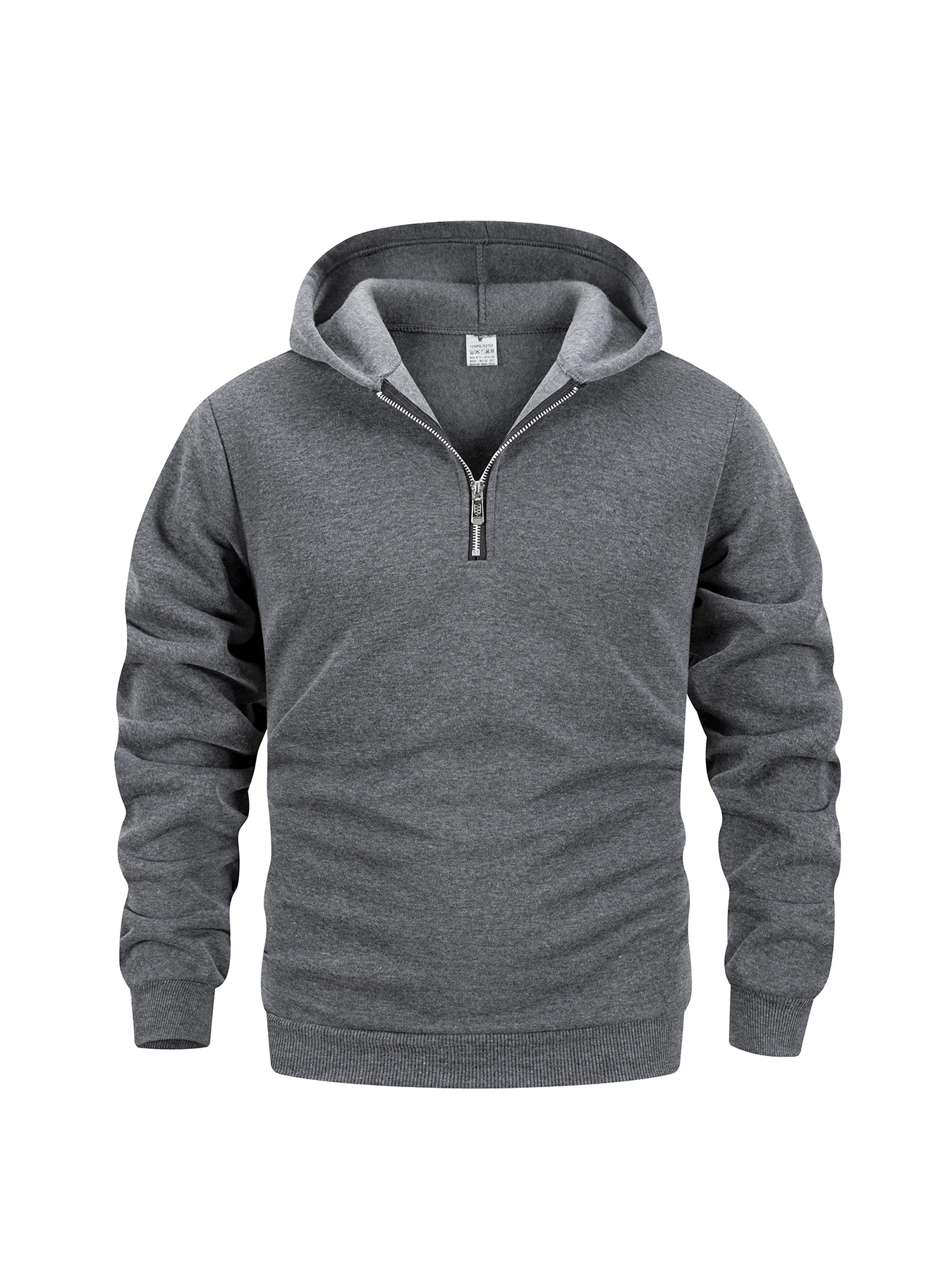 Hoodie Pria Resleting Seperemp - Mens Fashion Quarter Zip ulasan dan harga